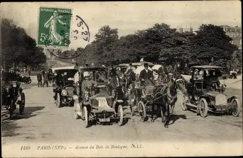 Ak Paris XVI. Passy, Avenue du Bois de Boulogne