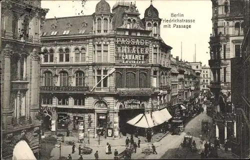 Ak Berlin Mitte, Friedrichstraße, Passage, Panopticum