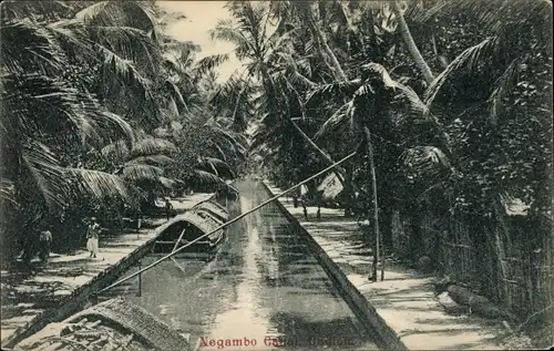 Ak Negambo Ceylon Sri Lanka, Kanal
