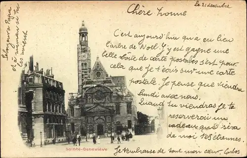 Ak Paris XVIII. Montmartre, Sainte Genevieve