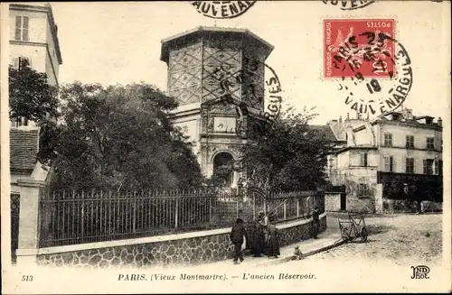 Ak Paris XVIII. Montmartre, ehemaliger Stausee