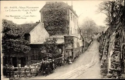 Ak Paris XVIII Montmartre, das Cabaret du Lapin Agile