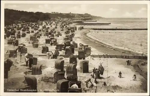 Ak Ostseebad Brunshaupten Kühlungsborn, Strand