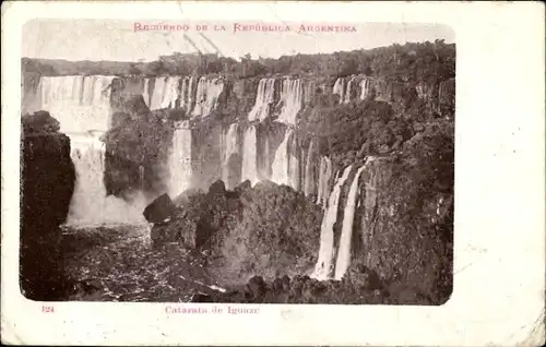 Ak Buenos Aires Argentinien, Wasserfälle
