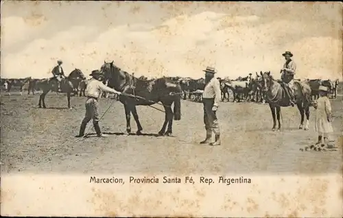 Ak Santa Fé Argentinien, Maracion, Reiter