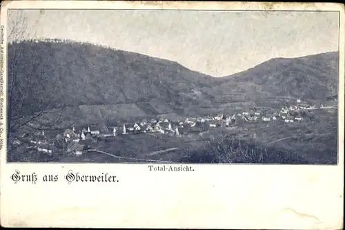 Ak Oberweiler Badenweiler im Schwarzwald, Totalansicht