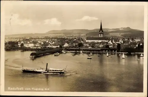 Ak Radolfzell am Bodensee, Luftbild