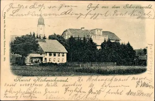 Ak Höchenschwand im Schwarzwald, Teilansicht