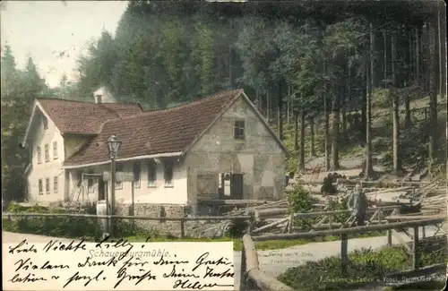 Ak Friedrichroda im Thüringer Wald, Schauenburgmühle