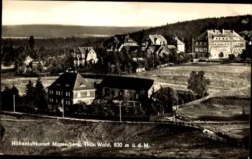 Ak Masserberg in Thüringen, Blick auf den Ort, Teilansicht