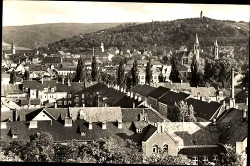 Ak Arnstadt Thüringen, Panorama der Stadt, Hausdächer