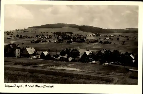 Ak Seiffen im Erzgebirge, Ortspanorama Ortsteil Oberseiffenbach