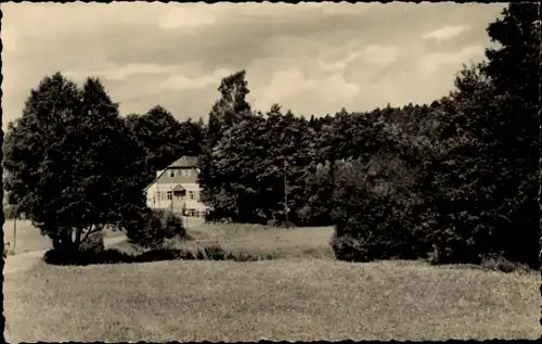 Ak Bad Klosterlausnitz in Thüringen, Waldhaus Meuschkensmühle, Mühltal