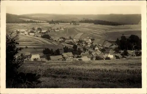 Ak Heubach Masserberg in Thüringen, Ortspanorama