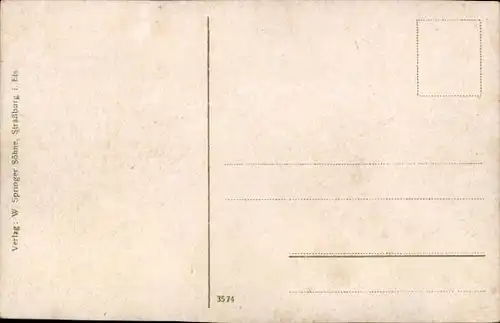 Ak Ingersheim Elsaß Haut Rhin, Schlachtfeld August 1914, Straßenpartie