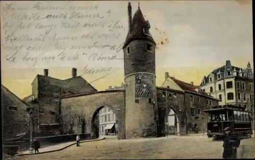 Ak Mulhouse Mülhausen Elsass Haut Rhin, Bollwerk Turm