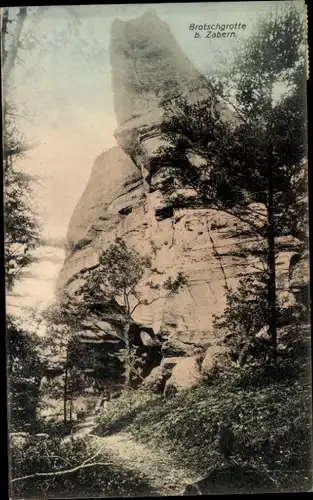 Ak Saverne Zabern Elsass Bas Rhin, Brotschgrotte