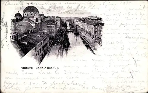Ak Triest Trieste Friuli Venezia Giulia, Canal Grande