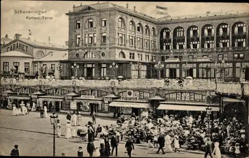 Ak Scheveningen Den Haag Südholland, Kurhaus Terrasse
