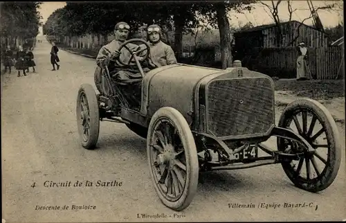 Ak Circuit de la Sarthe, Abfahrt von Bouloize, Villemain, Bayard-Team