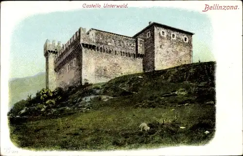 Ak Bellinzona Kanton Tessin, Castello Unterwald