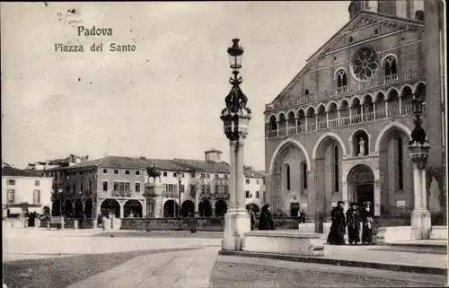 Ak Padova Padua Veneto, Piazza del Santo