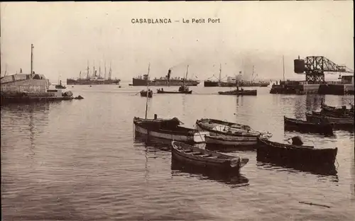 Ak Casablanca, Marokko, Le Petit Port