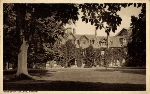 Ak Oxford Oxfordshire England, Worcester College