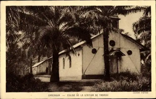 Ak Yabassi Kamerun, Bahnhofskirche