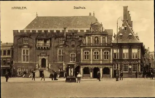 Ak Haarlem Nordholland Niederlande, Stadhuis