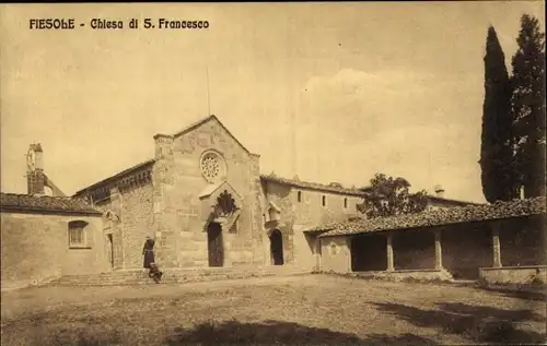 Ak Fiesole Toskana, Chiesa di S. Francesco