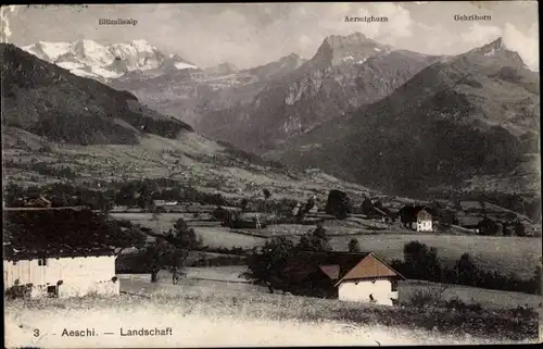 Ak Aeschi bei Spiez Kanton Bern, Landschaft