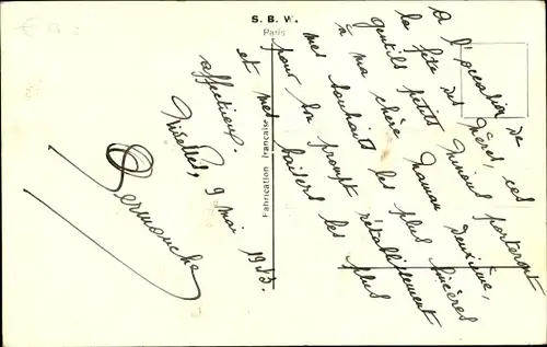 Ak Zwei Katzen mit Schleifen, Blumen