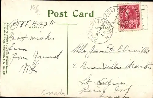 Ak Bridgewater New Hampshire, Bahnhof