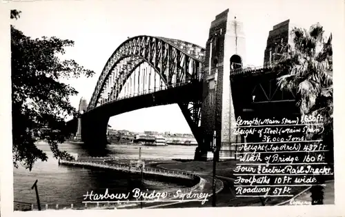 Ak Sydney Australien, Harbour Bridge