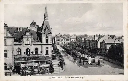 Ak Saarlouis im Saarland, Hohenzollernring