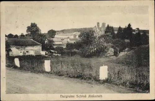 Ak Jünkerath in der Eifel, Burgruine, Schloss