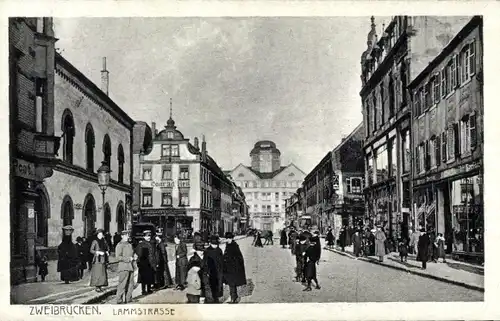 Ak Zweibrücken in der Pfalz, Lammstraße