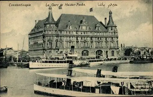 Ak Konstantinopel Istanbul Türkei, La Gare de Haidar Pacha
