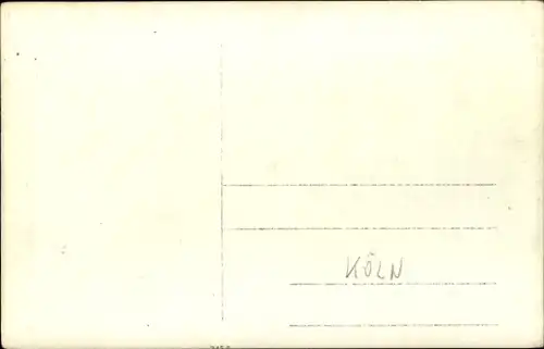 Foto Ak Köln am Rhein, Straßenpartie bei Hochwasser, Boote