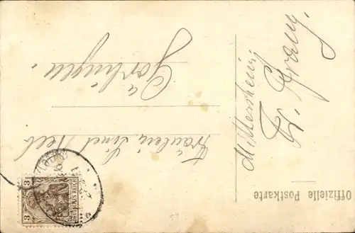 Ak Blumenfest 1911, Gräfin von Wedel