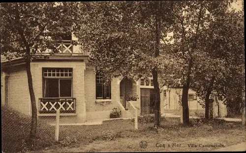 Ak De Haan Le Coq sur Mer Westflandern, Villa Campagnole