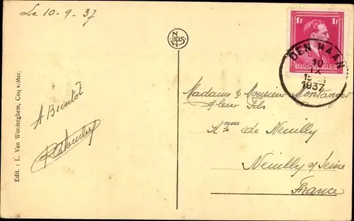 Ak De Haan Le Coq sur Mer Westflandern, Villa Campagnole