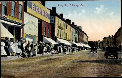 Ak Cobourg Ontario Kanada, King Street, King George Theatre