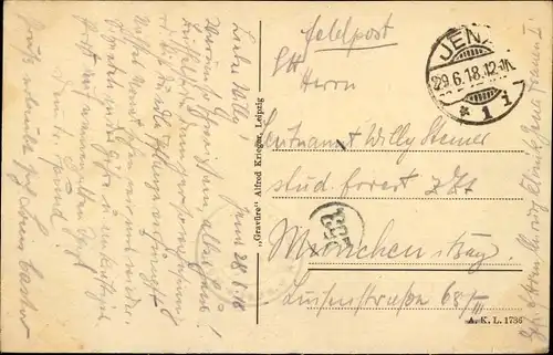 Ak Jena in Thüringen, Wein-Geschäft, Zigarren-Import