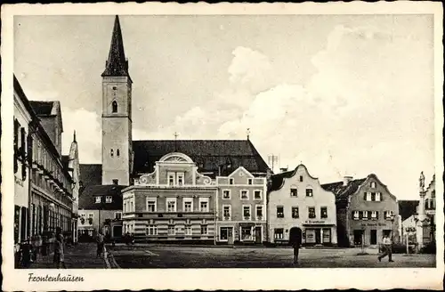Ak Frontenhausen in Niederbayern, Marienplatz