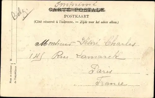 Ak Oostende Ostende Westflandern, Feierlichkeiten zum 75. Jahrestag der nationalen Unabhängigkeit