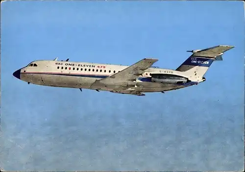 Ak Britisches Passagierflugzeug, BAC One Eleven 475, G ASYD