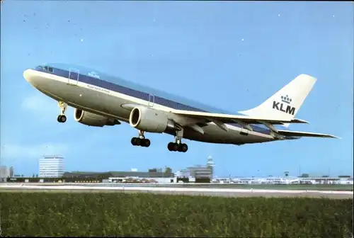 Ak Passagierflugzeug, Flughafen, Airbus, KLM