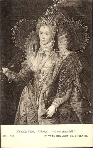 Künstler Ak Zucchero, Queen Elizabeth